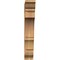 Ekena Millwork Balboa Traditional Smooth Bracket, Western Red Cedar, 3 1/2"W x 18"D x 22"H BKT04X18X22BOA01SWR - alternate 3